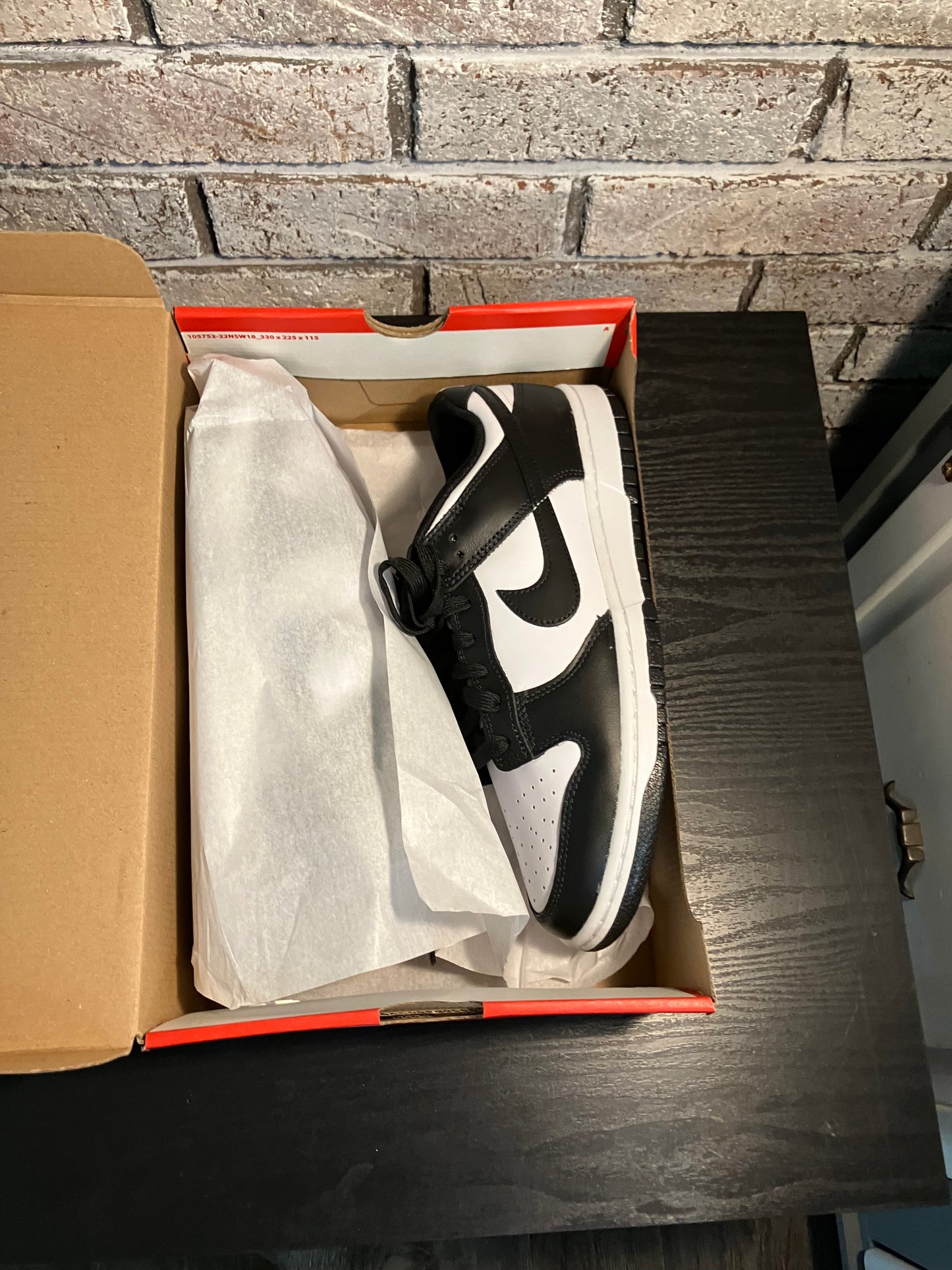 Nike Dunk Low Panda Style White/Black