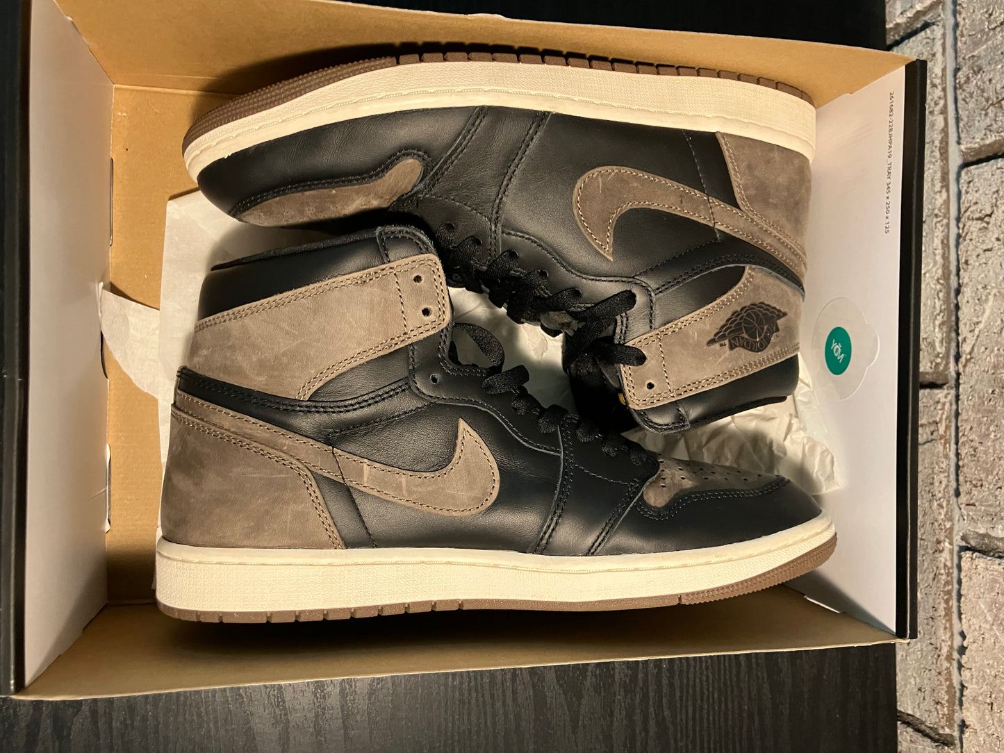 Air Jordan 1 High Palomino TRIED ON PAIR 1x