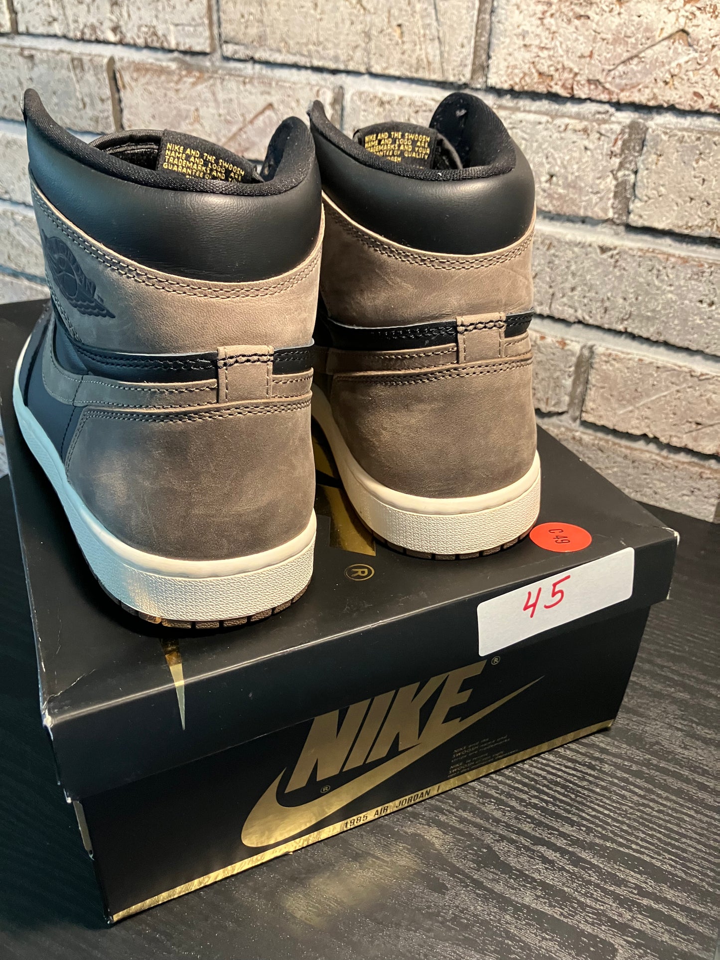 Air Jordan 1 High Palomino TRIED ON PAIR 1x