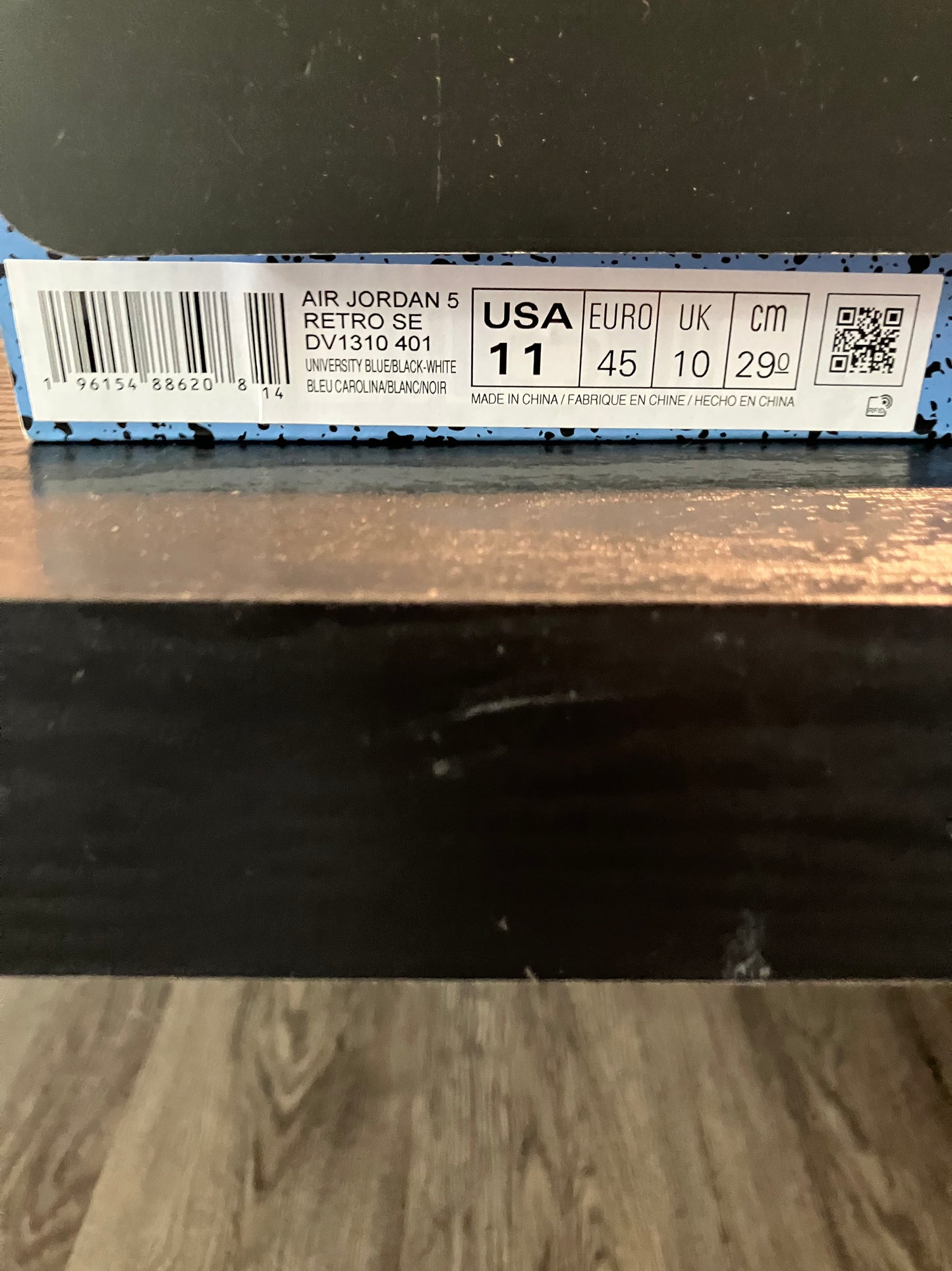 Air Jordan 5 Unc WORN 1x