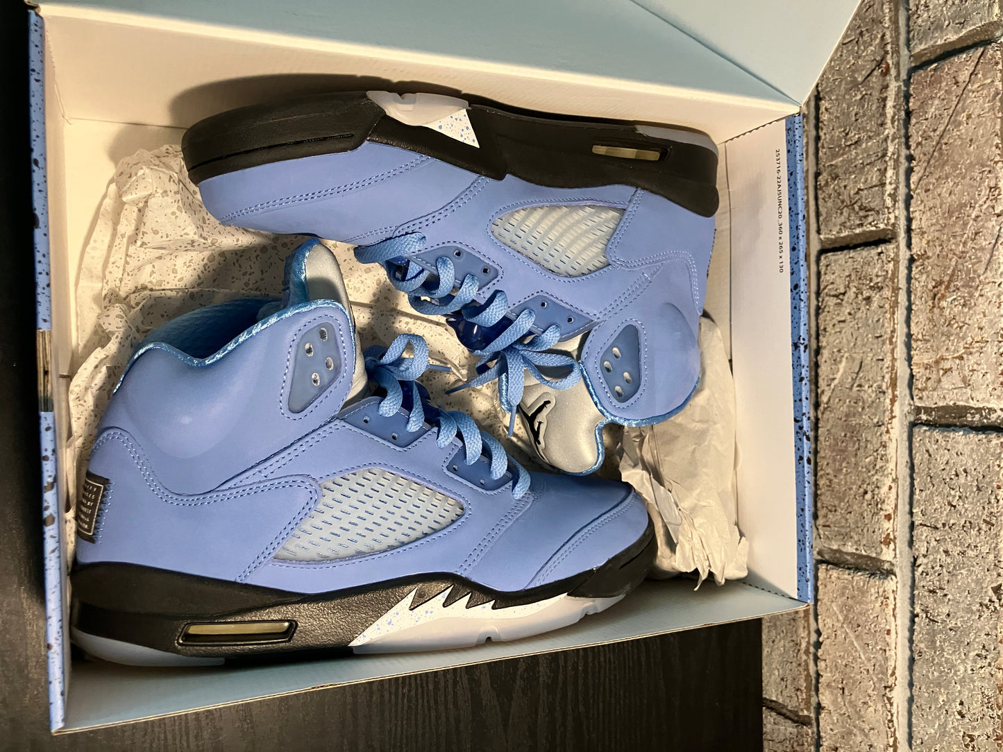 Air Jordan 5 Unc WORN 1x